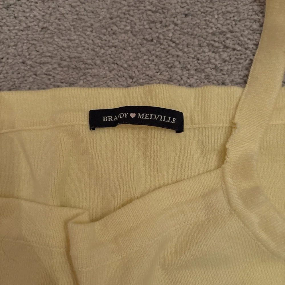 Yellow tank top from Brandy Melville - Picture 2 of 2